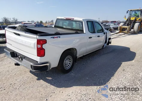2024 Chevrolet Silverado 1500 4Wd Standard Bed Wt z USA, uszkodzony, nr VIN 1GCRDAEK2RZ208689